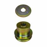 Polia rígida do alternador c/ arruela de calço Bosch Audi Volkswagen Fox Gol Golf Parati Santana - kit