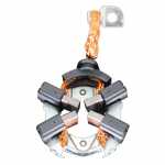 Porta-escovas 12V 6 x 18 x 14.5 mm para motor de partida Bosch JF com redução