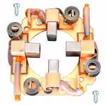 Porta-escovas 12V 9 x 16 x 23.5 mm para motor de partida Iskra Atlas Copco Case Iveco JCB John Deere Massey Ferguson