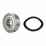 Rolamento fixo de esferas blindado 10 x 28 x 8 mm c/ arruela - kit