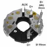 Retificador do alternador 35A / 45A / 55A / 75A Bosch K1 Chevrolet GM Chevette Chevy Marajó Monza Fiat 147 Elba Fiorino Oggi Panorama Prêmio Spazio Uno Mille Lada Laika Niva - ligações