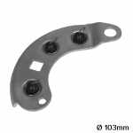 Placa negativa com diodos do retificador do alternador 55A Lucas Indiel Prestolite A127 Ford F100 F150 F250 F3500 F4000 F7000 (com motor MWM) - ligações