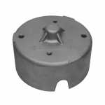 Mancal traseiro (coletor) com bucha do motor de partida Lucas Indiel Prestolite M115 Chevrolet GM D20 Silverado (com motor Maxion)