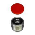 Polia com sistema roda-livre do alternador Nissan Renault Clio Kangoo Laguna Logan Mégane - kit