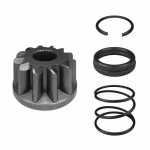 Pinhão do impulsor 12 dentes c/ kit trava Mitsubishi Mercedes-Benz Actros