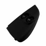 Botão/Interruptor de vidro elétrico duplo 12 terminais porta dianteira lado esquerdo LED laranja Fiat Palio Siena Strada