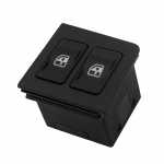 Botão/Interruptor de vidro elétrico duplo 6 terminais porta dianteira lado esquerdo LED laranja Fiat Elba Fiorino Prêmio Uno