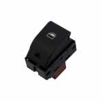 Botão/interruptor de vidro elétrico simples 4 terminais porta dianteira lado direito LED vermelho Volkswagen CrossFox Fox Gol Parati Saveiro SpceFox Voyage