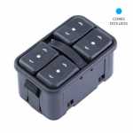 Botão/interruptor de vidro elétrico quádruplo porta dianteira lado esquerdo Chevrolet GM Astra Celta Corsa Meriva Prisma Zafira