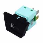 Botão/interruptor de farol auxiliar de milha / farolete 4 terminais LED azul Chevrolet GM Agile Montana 0915