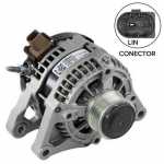 Alternador 12V 120A Denso CSC0 pilotado Fiat Argo Cronos Pulse Uno com motor Firefly