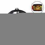 Eletroventilador do radiador 12V 8 pás diâmetro 394mm 250W aspirante Peugeot 206 Hatch SW (com ar-condicionado)