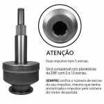 Impulsor reman. 21 dentes modelo similiar ao Delco Remy 29MT porém com 5 / 10 estrias (só é compatível com a engrenagem planetária da ZWF)