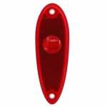 Lanterna traseira de posição vermelha LED 24V com retrorrefletor lado esquerdo/direito Caio Comil Mascarello