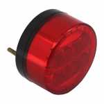Lanterna traseira LED 12V/24V redonda Ø 70mm vermelha lado direito/esquerdo com conector original Comil Mascarello