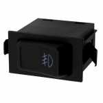 Botão/interruptor de farol auxiliar de milha 2 estágios sem reostato 5 terminais 12V Volkswagen Gol Parati Saveiro Santana Quantum