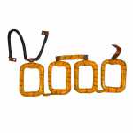 Bobina de campo 12V Delco C10 C20 Chevrolet Opala Veraneio Clark empilhadeira - aberta