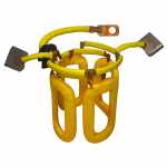 Bobina de campo c/ esc. 12V Denso Toyota HiAce Hilux Land Cruiser (c/ saída esquerda)