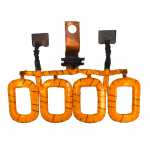 Bobina de campo c/ esc. 12V Denso Land Rover Marcopolo Volare - aberta