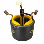 Carcaça polar c/ bob. camp. 12V Mitsubishi empilhadeira Onan (pequena) Colt Galant Lancer Pajero Space Runner