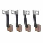 Jogo de escovas 12V 9 x 16 x 17 mm para motor de partida Bosch JF/DD Case Iveco JCB Peugeot