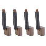 Jogo de escovas 12V 9 x 16 x 17 mm para motor de partida Bosch JF/DD Case Iveco JCB Peugeot