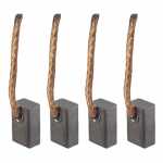 Jogo de escovas 12V 7 x 10 x 15.5 mm para motor de partida Bosch Fiat Elba Prêmio Tempra Uno Peugeot 405 504 Volvo 440 460