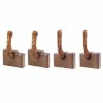 Jogo de escovas 12V 6 x 22 x 15 mm para motor de partida Bosch Fiat Ducato Ford F250 F350 F4000 Iveco Daily Mercedes-Benz Sprinter