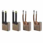 Jogo de escovas 12V 10 x 22 x 23.5 mm para motor de partida Bosch JF (antigo) Mercedes-Benz 1013 1111 1113 1313 1513 1516 2013 2213