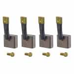 Jogo de escovas c/ terminal 24V 10 x 22 x 19.6 mm para motor de partida Bosch JF Case Fiat-Allis Mercedes-Benz 1214 1217 1414 1418 1614 1621