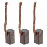 Jogo de escovas 12V 6.3 x 6.3 x 10.5 mm para motor de limpador de para-brisa Bosch de 2 velocidades Chevrolet GM Opala