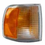 Lanterna dianteira de pisca cristal com cúpula âmbar lado direito Volkswagen G1 Gol Parati Saveiro Voyage