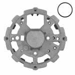 Mancal traseiro (coletor) com retentor do alternador Bosch K1 Case CBT Cummins Ford Cargo Iveco EuroCargo EuroTech Fiat-Allis Komatsu Scania R112 R113 R142 R143 T112 T113 T142 Valmet Valtra Volkswagen Volvo N10 N12 NL10 NL12 B7 B10 B12 B58 - vista frontal