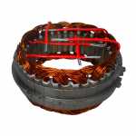 Estator reman. 12V 70A Bosch Audi A3 S3 Seat Volkswagen CrossFox Gol Golf Parati Polo Saveiro SpaceFox