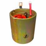 Carcaça polar c/ bob. camp. 12V Wapsa Volkswagen 1.6 (refrig. a água)