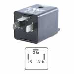 Relé cigarra (alarme / aviso sonoro / buzzer) 12V / 24V Mercedes-Benz MB