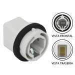 Soquete para lâmpada 1 polo universal para lanterna dianteira de pisca Volkswagen Gol Parati G2