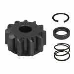 Pinhão do impulsor 11 dentes c/ kit trava Delco Remy 38MT / 39MT Case Cummins Freightliner JAC Mack Metro-Shacman Navistar International Terex Volvo FH12 VHD VN