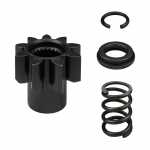 Pinhão do impulsor 9 dentes c/ kit trava Delco 29MT Agrale Mercedes-Benz New Holland - kit