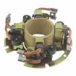 Porta-escovas 24V 10.7 x 36.7 x 24.5 mm para motor de partida Delco 42MT Caterpillar Clark Terex