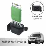 Resistência do eletroventilador interno da caixa do ar forçado Ford Transit 2008 até 2014