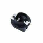 Soquete para lâmpada pingo / pingão T10 W5W (W2.1x9.5d) com encaixe Ø 12.4mm para painel Chevrolet GM Silverado S10 caminhões Volvo antigos