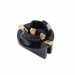 Soquete para lâmpada pingo / pingão T10 W5W (W2.1x9.5d) com encaixe Ø 12.4mm para painel Chevrolet GM Silverado S10 caminhões Volvo antigos