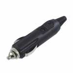 Tomada macho padronizada de alimentação universal (carregador de celular) para acendedor de cigarros / isqueiro automotivo com LED e fusível