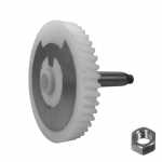 Engrenagem do motor limpador 49 dentes c/ porca grossa Bosch