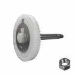 Engrenagem do motor limpador 63 dentes c/ porca Bosch Chevrolet GM Ford