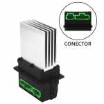 Módulo de controle eletrônico (resistência) do eletroventilador interno da caixa evaporadora Citroën C3 C4 C5 Peugeot 107 207 406 607 Hoggar Livina Tiida Renault Clio Master Mégane Scénic Twingo