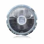 Farol principal lado direito/esquerdo com lente de vidro para lâmpada H4 com meia-luz e carcaça de aço Volkswagen caminhão 680 690 Fusca Kombi Passat