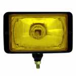 Farol auxiliar de milha (longo alcance) amarelo lado esquerdo/direito com lente de vidro para lâmpada H3 Mercedes-Benz Scania caminhões