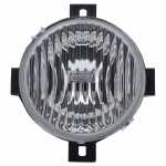 Farol auxiliar antineblina redondo Ø 112mm lado direito/esquerdo com lente de vidro para lâmpada H3 Mercedes-Benz Accelo Volkswagen Constellation